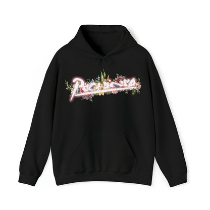 Pachinco Flower Hoodie (black, maroon, army, baby blue)