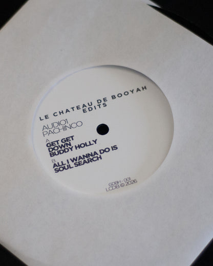 Audio1 x Pachinco - Get Get Down Buddy Holly / All I Wanna Do Is Soulsearch - White Label Booyah Edit (7" Record)