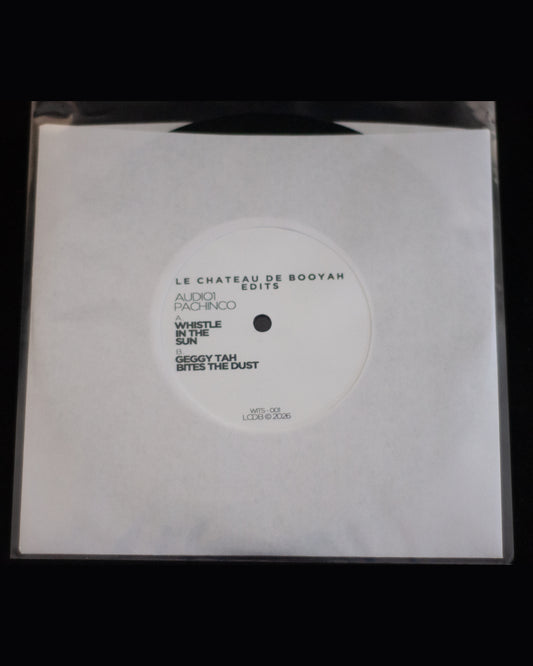 Audio1 x Pachinco - Whistle In The Sun / Geggy Tah Bites The Dust - White Label Booyah Edit (7" Record)